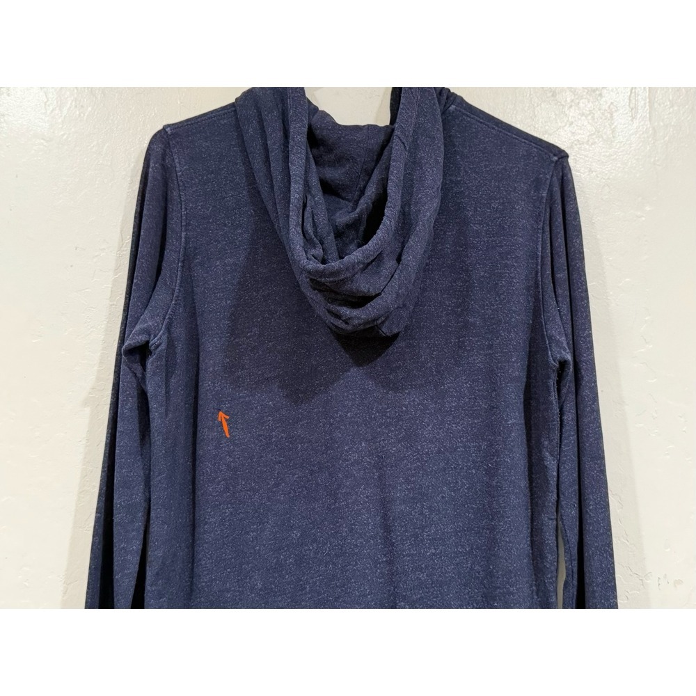 Sundry With Love From Paris Zip Up Hoodie Navy Blue Heathered Size 2 M - Picture 4 of 8
